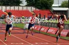 Junior boys 80 metres hurdles, English Schools Track and Field. Photo: David T. Hewitson/Sports for All Pics